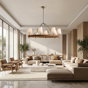 Haven Round Brass Chandelier - view 10