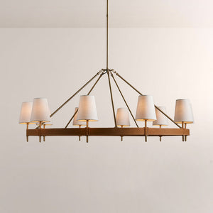 Haven Round Brass Chandelier - view 3
