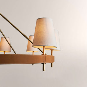 Haven Round Brass Chandelier - view 7