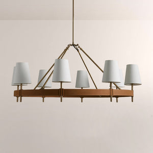 Haven Round Brass Chandelier - view 5
