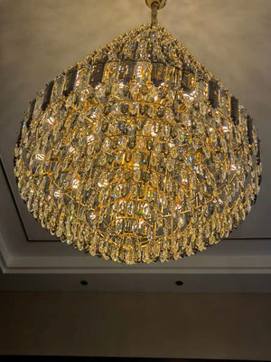 Staircase/Foyer Chandelier With High Clarity Crystals Luxury Ceiling Light - view 13