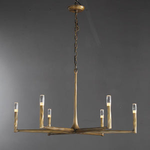 Thalen Series Forged Chandelier, solid brass - view 5