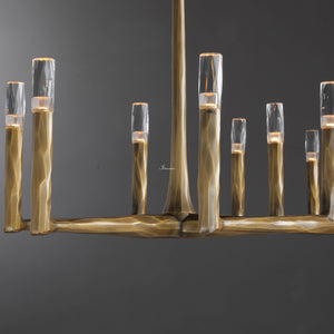 Thalen Series Forged Chandelier, solid brass - view 11
