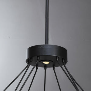 Eclatamt Two-Tier Round Chandelier 48" 60"