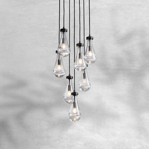 Raindrop Round Chandelier 18" - view 3