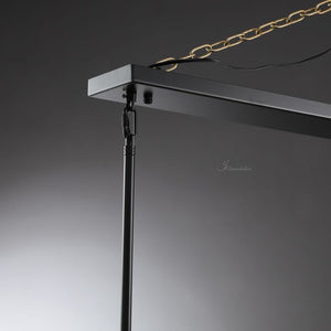 Prism Glass Linear Chandelier 49"60" - view 2