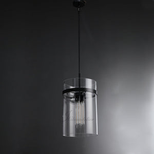 Ravion Modern Blown Glass Pendant Light 8", 10", 12", solid brass chandelier - view 12