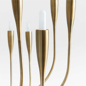 Lianora Brass Candelabra Chandelier - view 6