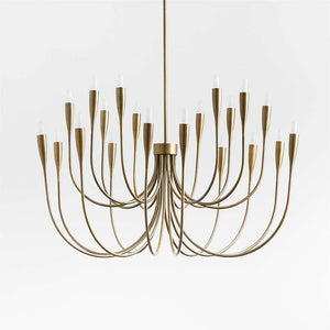 Lianora Brass Candelabra Chandelier - view 3