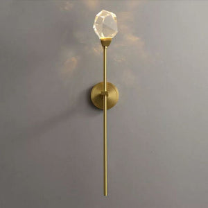 Nicole Crystal Prisms Wall Sconce, chandelier