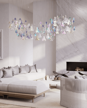 Galaxy Iris Iridescent Blossom Chandelier - view 3