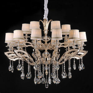 Maria Crystal Classic Chandelier 44" 18 Lights