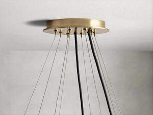 Jeunet 2-Tier Round Chandelier 47''60'', two-tier - view 4