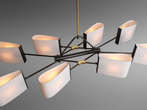 Dessay Linear Chandelier, solid brass - view 4