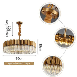Kubica Round Crystal Chandelier - view 7