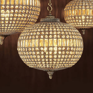 Eternity Oval M Modern Brass Chandelier - Brass - view 4