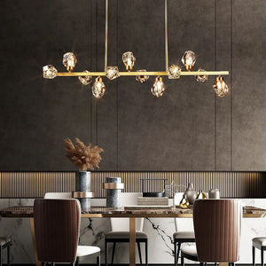 Nicole Crystal Linear Chandelier - view 14