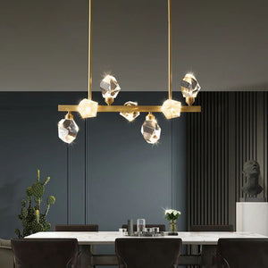 Nicole Crystal Linear Chandelier - view 22