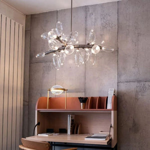 Art Grape 37-Light Chandelier 56" W