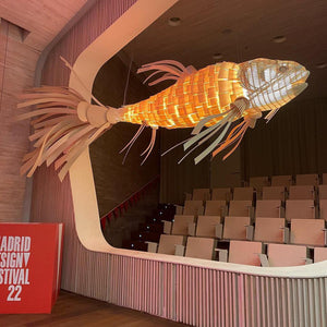 Koi Crystal Spiral Chandelier - view 3