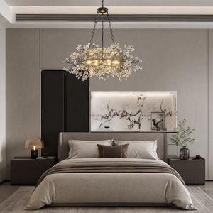 Rowan Twig Round Black Chandelier 31.5"D - view 5