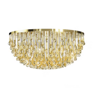 Modern Floating Long Gold Pendant Celing Chandelier for Living Room/High-ceiling - view 14