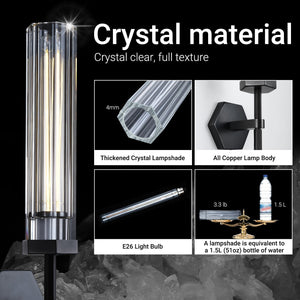 Adam Polygonal Crystal Series Wall Sconce, chandelier - view 14