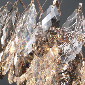 Luxirious Leaf Ring Chandelier 24" - view 3