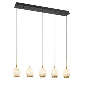 Alabaster Linear LED Chandelier - view 4