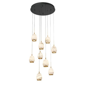 Lucidate Alabaster Round LED Chandelier - view 3