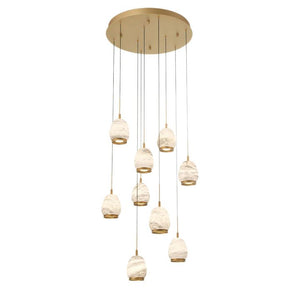Lucidate Alabaster Round LED Chandelier - view 2