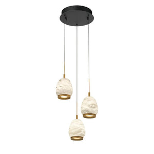 Alabaster Round LED Pendant, chandelier - view 4