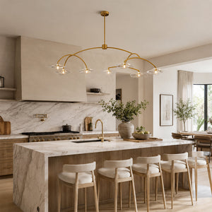 Lilia Clear Glass Round Chandelier - view 7