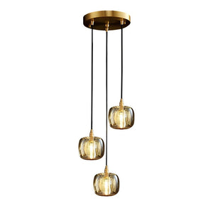 Long Spiral Cubes Crystal Chandelier for Staircase - view 16