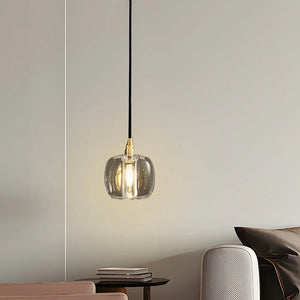 Long Spiral Cubes Crystal Chandelier for Staircase - view 9