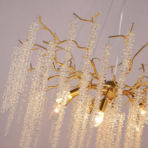 Crystal Gold Tree Branch Chandelier - view 4