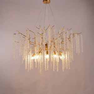 Crystal Gold Tree Branch Chandelier - view 5