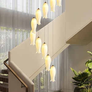 Luma Flora Stairs Chandelier, ceramic - view 6