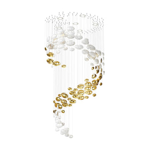 Galaxy Lustre Meteor Shower Crystal Spiral Chandelier - view 16
