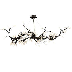 Selenite Crystal Blossom Branching Tree Chandelier - view 30