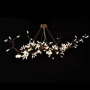 Selenite Crystal Blossom Branching Tree Chandelier - view 23