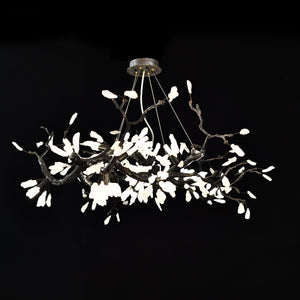 Selenite Crystal Blossom Branching Tree Chandelier - view 24