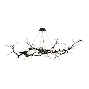 Selenite Crystal Blossom Branching Tree Chandelier - view 29