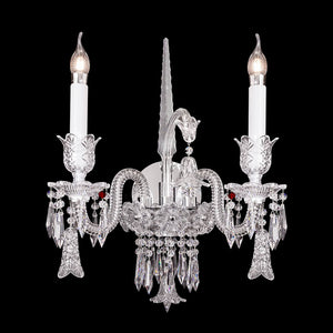 Bakala Crystal Wall Sconce With Bell, chandelier