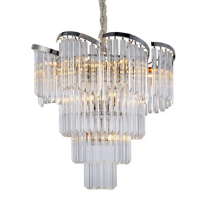 Twin Palms Round Crystal Chandelier - view 12
