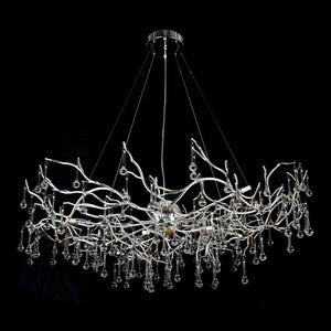 Dawn Livio Teardrop Branching Brass Round Chandelier - view 4