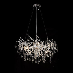 Dawn Livio Teardrop Branching Brass Round Chandelier - view 8