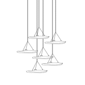 Manta Drift Class Crystal Chandelier - view 26