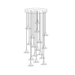 Manta Drift Class Crystal Chandelier - view 25