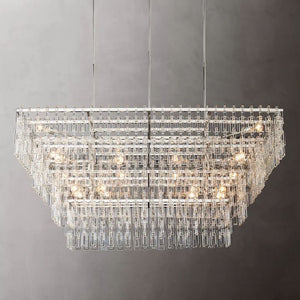 Arrebol 4-Tier Rectangular Chandelier 72" - view 6